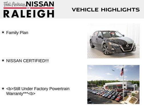 2022 Nissan Altima SR FWD