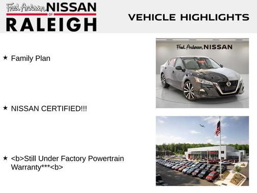 2022 Nissan Altima SR FWD