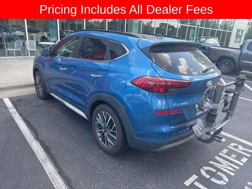 Aqua Blue 2020 Hyundai TUCSON Ultimate
