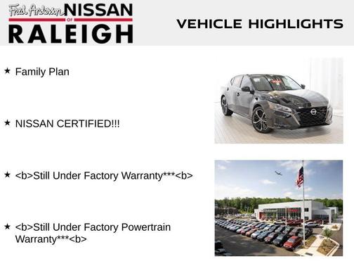 2024 Nissan Altima SR FWD
