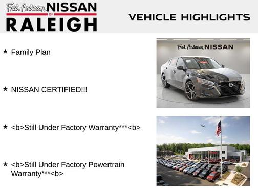 2024 Nissan Altima SR FWD