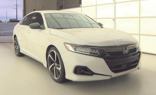 Platinum White Pearl 2021 Honda Accord Sport SE 1.5T