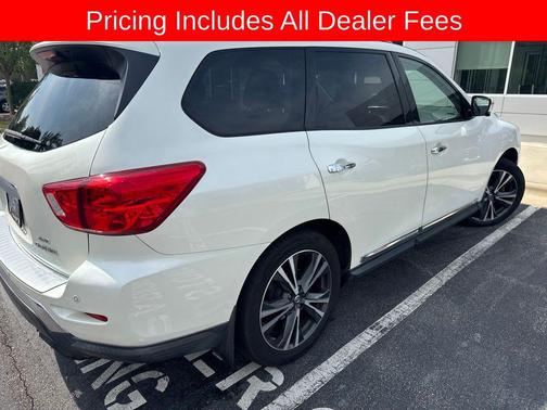 Pearl White 2018 Nissan Pathfinder Platinum