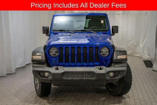 Ocean Blue Metallic Clearcoat 2020 Jeep Wrangler Unlimited Sport