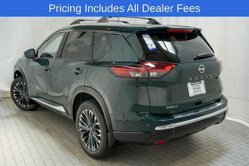 Obsidian Green 2026 Nissan Rogue Platinum