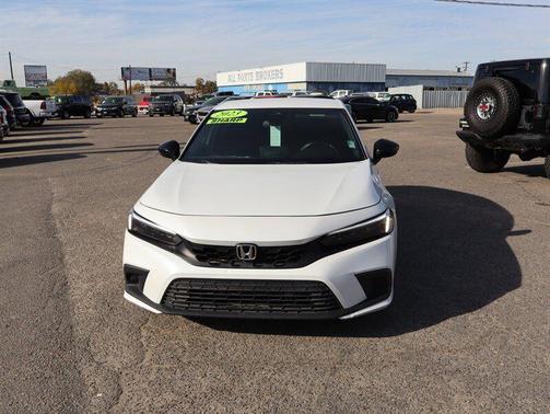 Platinum White Pearl 2023 Honda Civic Sport