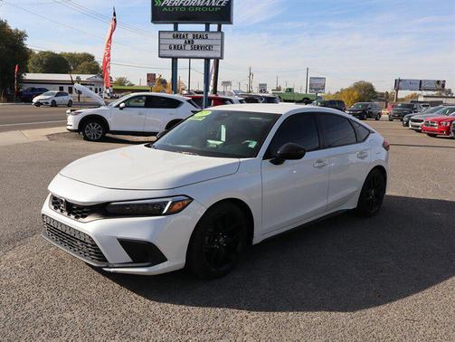 Platinum White Pearl 2023 Honda Civic Sport