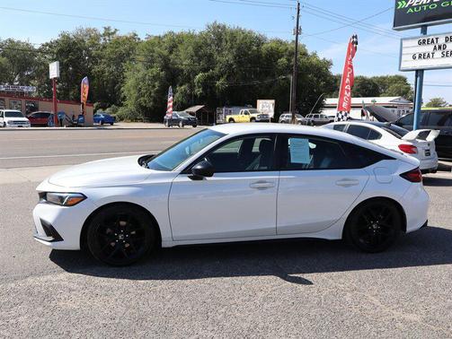 Platinum White Pearl 2023 Honda Civic Sport