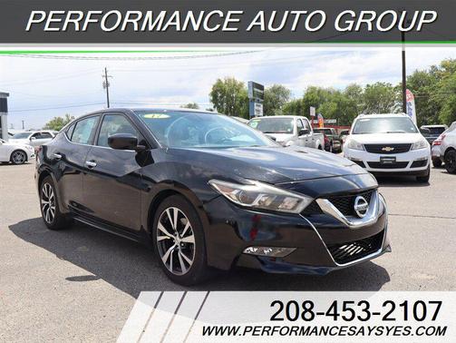 Super Black 2017 Nissan Maxima 3.5 SL