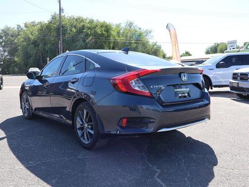 blue 2019 Honda Civic EX
