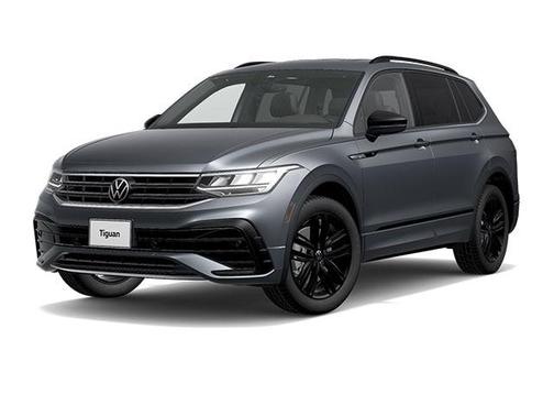Platinum Gray 2023 Volkswagen Tiguan 2.0T SE R-Line Black
