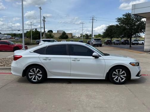Platinum White Pearl 2023 Honda Civic LX