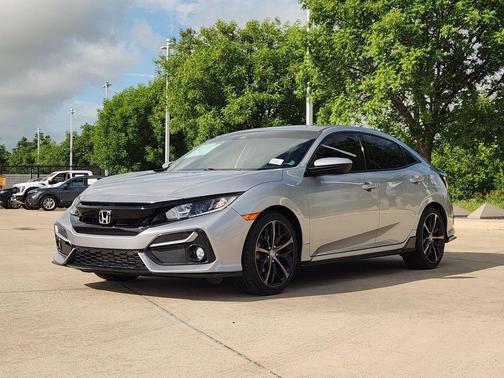 Lunar Silver 2021 Honda Civic Sport