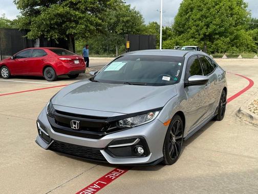 Lunar Silver 2021 Honda Civic Sport