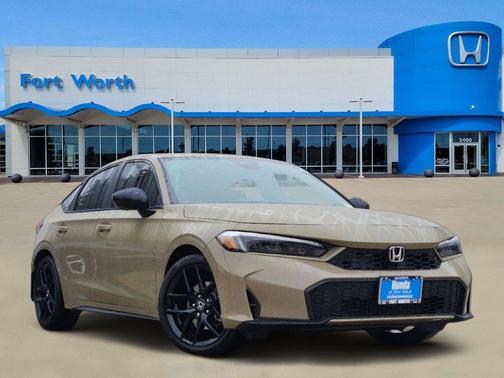 Sand Dune Pearl 2026 Honda Civic Hybrid Sport