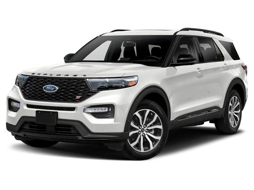Star White Tri-Coat 2021 Ford Explorer ST