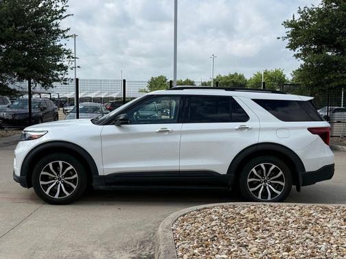 Star White Tri-Coat 2021 Ford Explorer ST