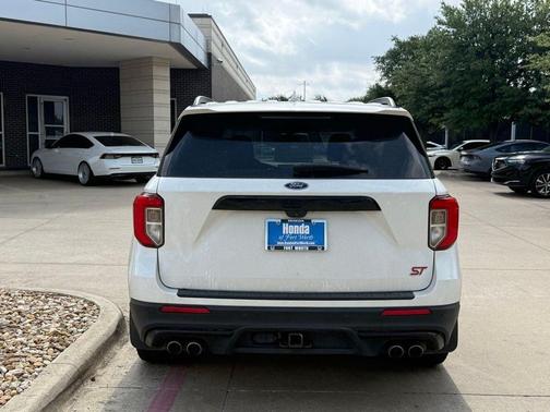 Star White Tri-Coat 2021 Ford Explorer ST