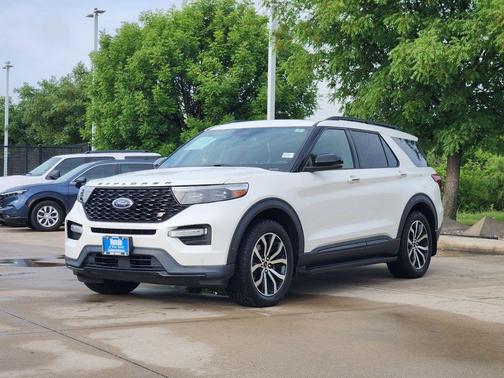 Star White Tri-Coat 2021 Ford Explorer ST