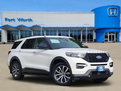 Star White Tri-Coat 2021 Ford Explorer ST