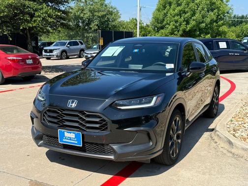 Crystal Black Pearl 2024 Honda HR-V 2WD Sport
