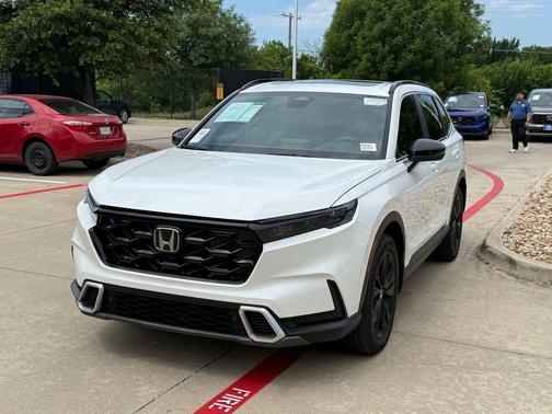 Platinum White Pearl 2024 Honda CR-V Hybrid Sport Touring AWD