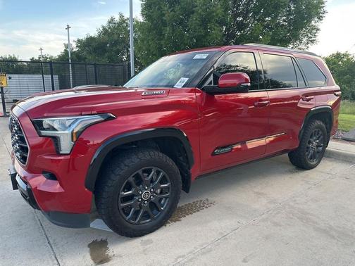 Supersonic Red 2023 Toyota Sequoia Platinum