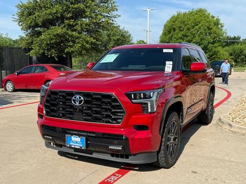 Supersonic Red 2023 Toyota Sequoia Platinum