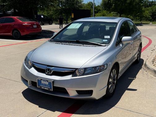 Alabaster Silver 2009 Honda Civic EX-L