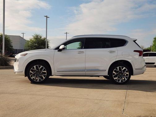 Serenity White Pearl 2023 Hyundai SANTA FE Calligraphy