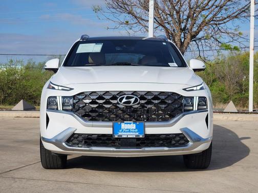 Serenity White Pearl 2023 Hyundai SANTA FE Calligraphy