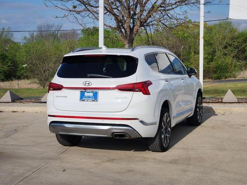 Serenity White Pearl 2023 Hyundai SANTA FE Calligraphy