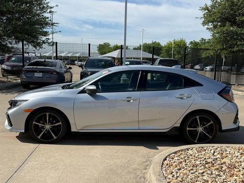 Lunar Silver 2021 Honda Civic Sport
