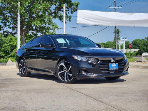 Crystal Black Pearl 2022 Honda Accord Sport 1.5T
