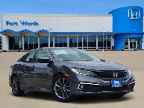 Modern Steel Metallic 2019 Honda Civic EX-L