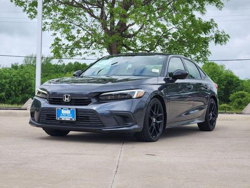 Meteorite Gray Metallic 2023 Honda Civic Sport
