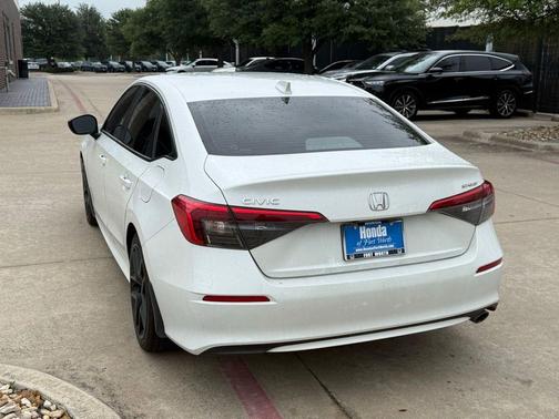Platinum White Pearl 2024 Honda Civic Sport