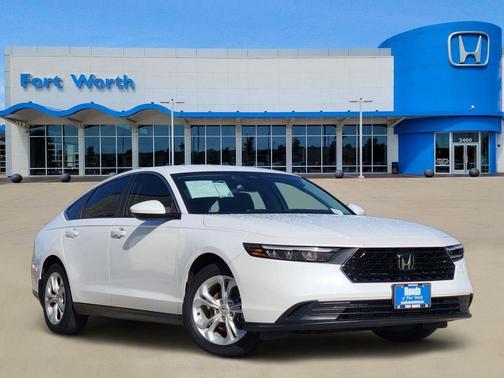 Platinum White Pearl 2023 Honda Accord LX 1.5T