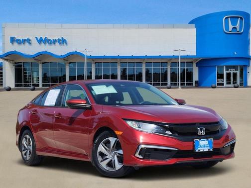 Molten Lava Pearl 2021 Honda Civic LX