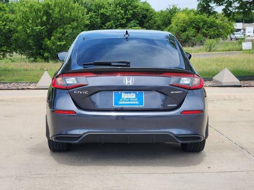 Meteorite Gray Metallic 2025 Honda Civic Hybrid Sport