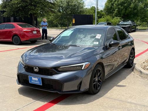 Meteorite Gray Metallic 2025 Honda Civic Hybrid Sport