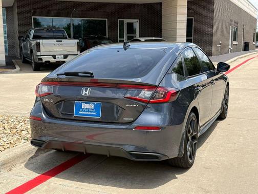 Meteorite Gray Metallic 2025 Honda Civic Hybrid Sport