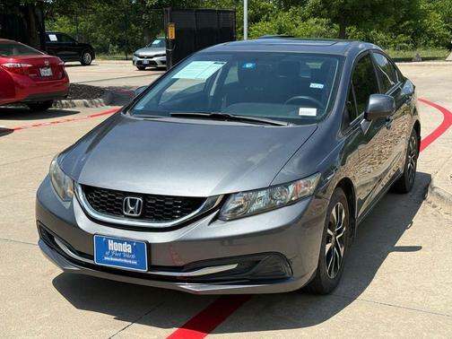 Polished Metal Metallic 2013 Honda Civic EX