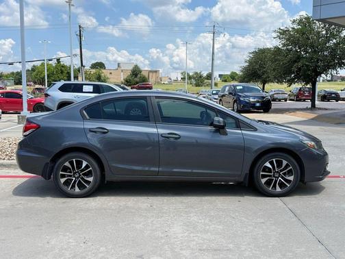 Polished Metal Metallic 2013 Honda Civic EX