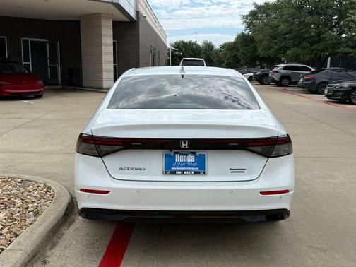 Platinum White Pearl 2024 Honda Accord Hybrid Touring