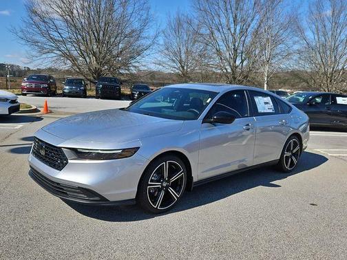 Silver 2026 Honda Accord Hybrid Sport