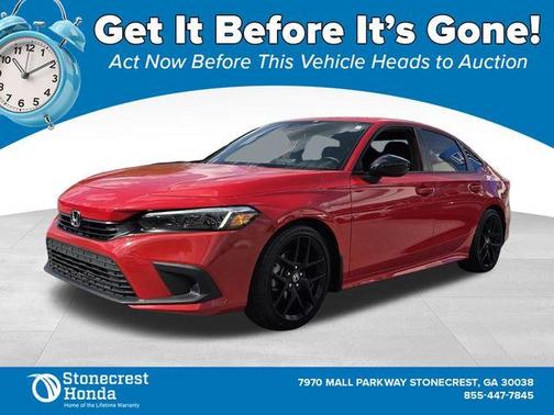 Red 2024 Honda Civic Sport