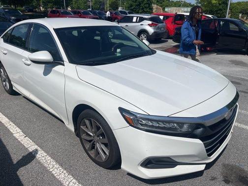 Platinum White Pearl 2021 Honda Accord LX 1.5T