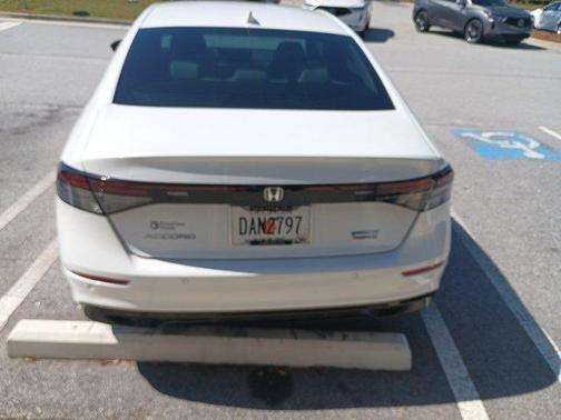 Platinum White 2024 Honda Accord Hybrid Touring