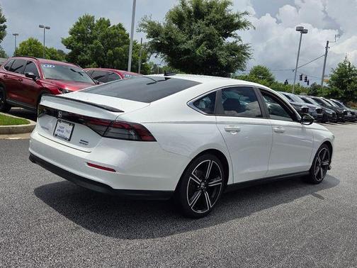 Platinum White 2024 Honda Accord Hybrid Sport